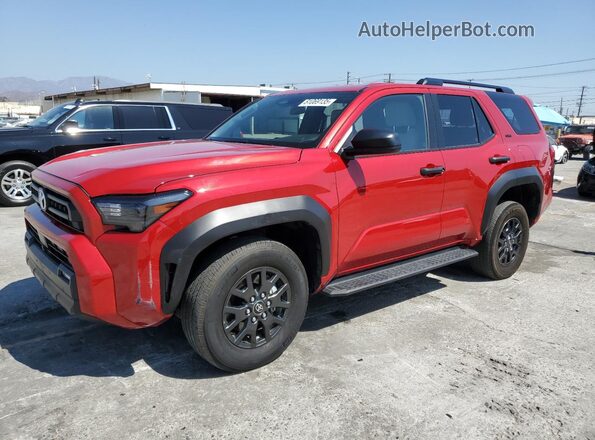 JTEVA5BR4S5016120 2025 TOYOTA 4RUNNER Красный 