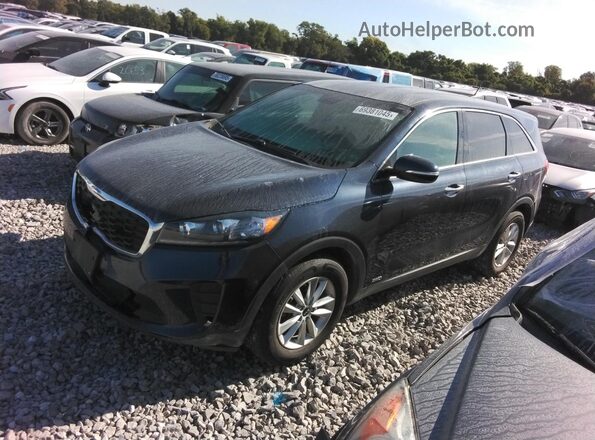 5XYPGDA54KG471447 2019 KIA SORENTO Синий Задняя левая четверть