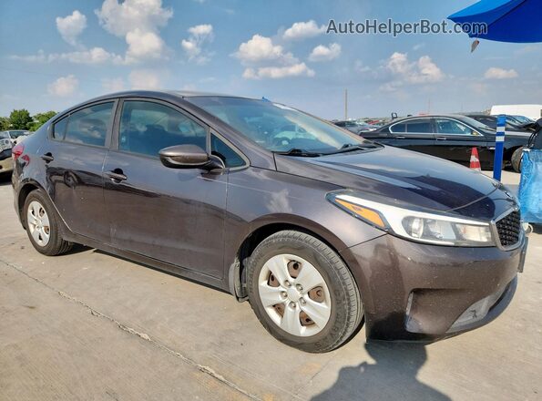 3KPFK4A76JE165163 2018 KIA FORTE Brown 