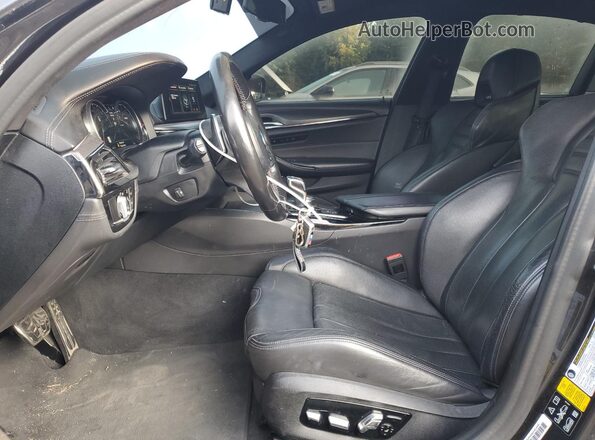 WBSJF0C59JB283958 2018 BMW M5 Black Dashboard view