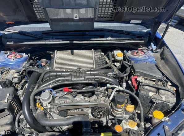 JF1VA1A64L9821555 2020 SUBARU WRX Blue Вид салону спереду