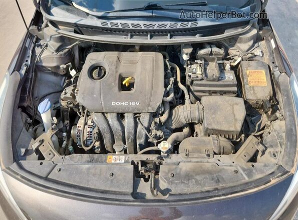 3KPFK4A76JE165163 2018 KIA FORTE Brown 