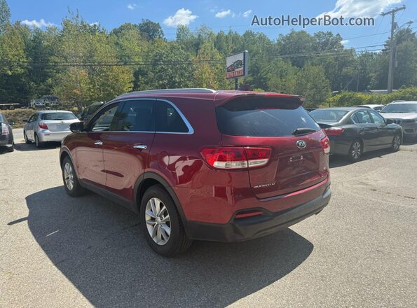 5XYPGDA32JG415407 2018 KIA SORENTO Red 