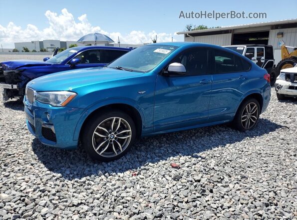 5UXXW7C58J0W64561 2018 BMW X4 Blue უკანა მარცხენა