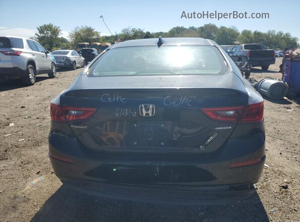 19XZE4F54NE012542 2022 HONDA INSIGHT Black Widok wnętrza z przodu