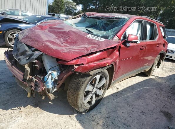 1GNERHKW3LJ244596 2020 CHEVROLET TRAVERSE Red Задня ліва чверть