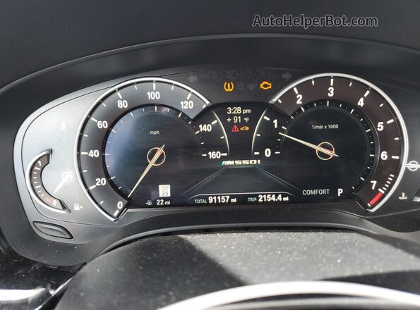 WBAJB9C53JB286164 2018 BMW M5 Серый Вид задних сидений