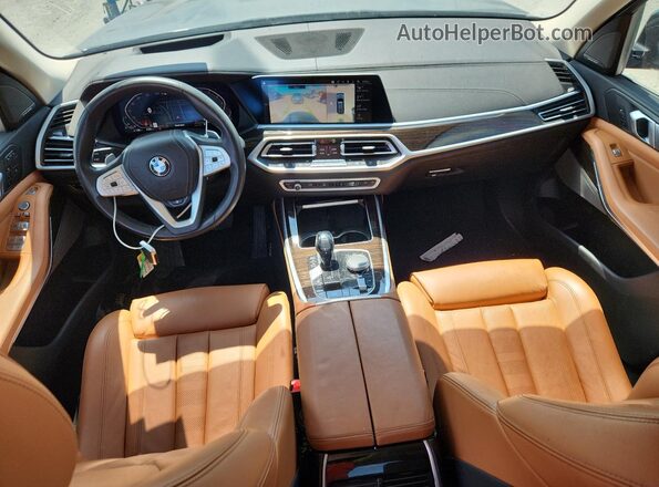 5UXCW2C06L9D08519 2020 BMW X7 Blue Widok zestawu wskaźników