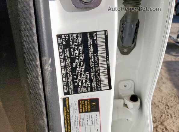 4JGDA5HB2JB150985 2018 MERCEDES-BENZ GLE White 