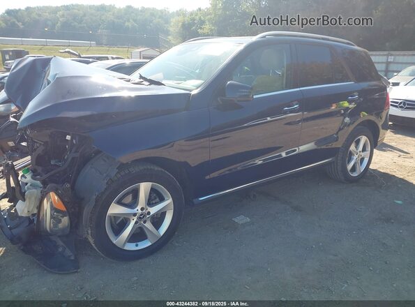 4JGDA5HB7JB042152 2018 MERCEDES-BENZ GLE 350 Blue Przód lewy