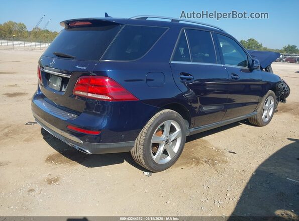 4JGDA5HB7JB042152 2018 MERCEDES-BENZ GLE 350 Blue Tył prawy