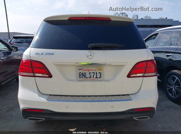 4JGDA5JB4HA907766 2017 MERCEDES-BENZ GLE 350 White 
