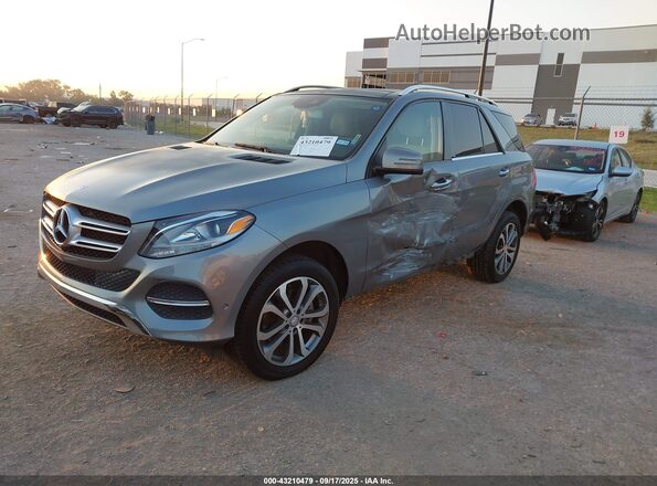 4JGDA5JB9GA656239 2016 MERCEDES-BENZ GLE 350 Gray Առջևի ձախ երեք քառորդ տեսարան