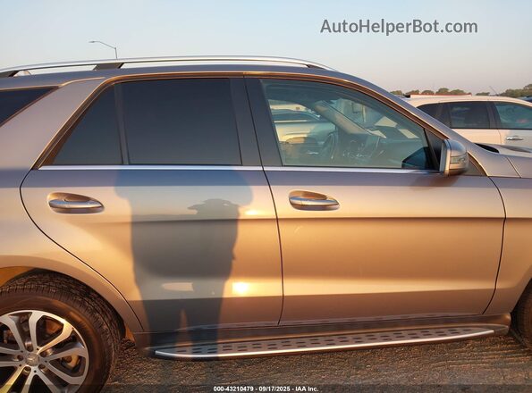 4JGDA5JB9GA656239 2016 MERCEDES-BENZ GLE 350 Gray Սալոնի հետևի տեսք