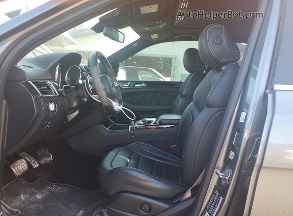 4JGDA7FBXKB198511 2019 MERCEDES-BENZ GLE Серый Вид салона спереди