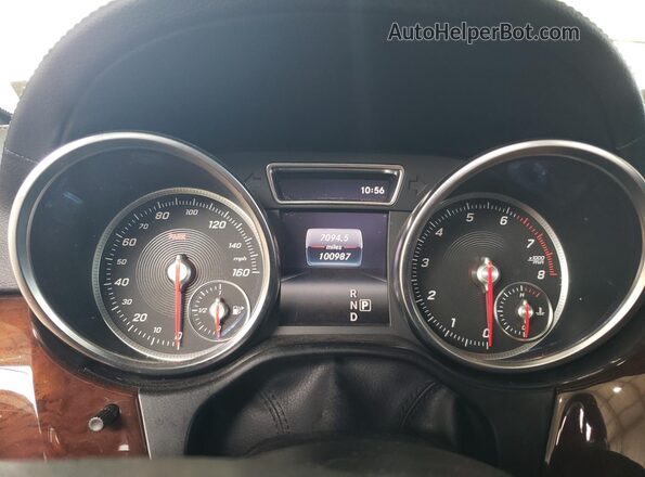 4JGDF6EE1KB226607 2019 MERCEDES-BENZ GLS White Вид щитка приладів