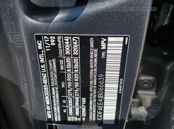 4JGDF6EE4JB066639 2018 MERCEDES-BENZ GLS Серый 
