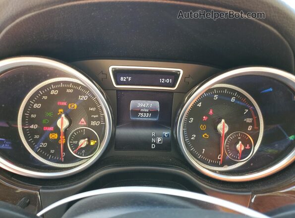 4JGDF6EE4KB227394 2019 MERCEDES-BENZ GLS Black Սարքավորումների վահանակի տեսք