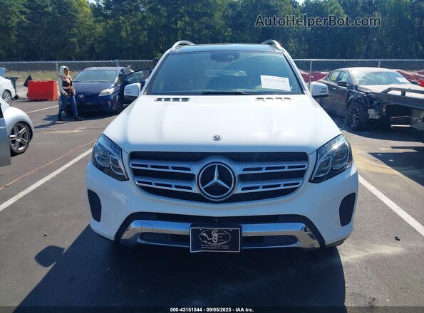 4JGDF6EE5HA959757 2017 MERCEDES-BENZ GLS 450 White Вид щитка приладів