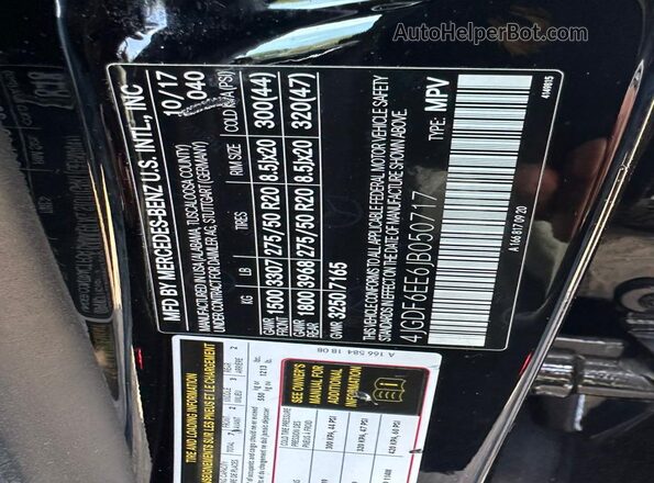 4JGDF6EE6JB050717 2018 MERCEDES-BENZ GLS Черный 