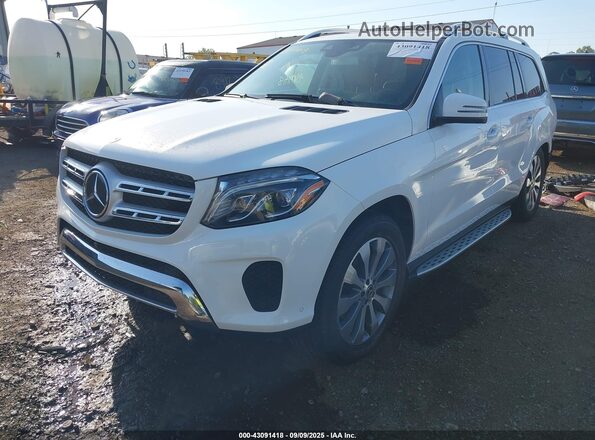 4JGDF6EE6JB076816 2018 MERCEDES-BENZ GLS 450 White Front left