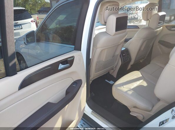 4JGDF6EE6JB076816 2018 MERCEDES-BENZ GLS 450 White VIN sticker view