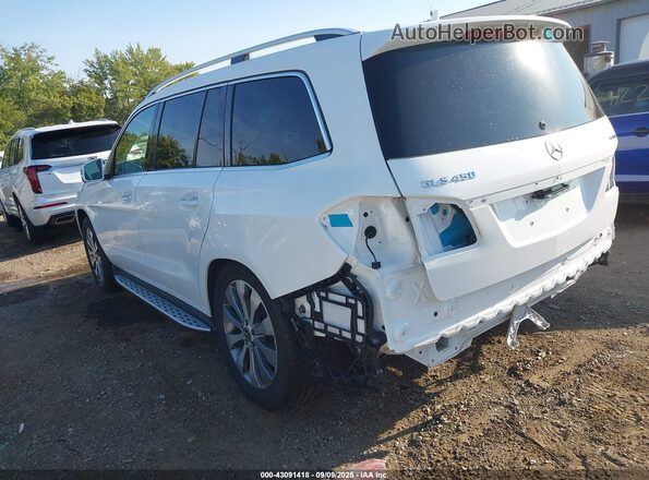 4JGDF6EE6JB076816 2018 MERCEDES-BENZ GLS 450 White Rear left