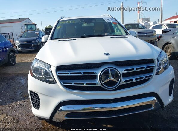 4JGDF6EE6JB076816 2018 MERCEDES-BENZ GLS 450 White Rear interior view