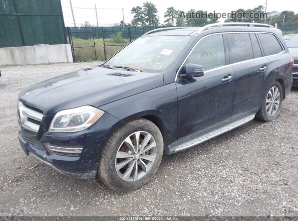 4JGDF6EE7GA708074 2016 MERCEDES-BENZ GL 450 Blue Առջևի ձախ երեք քառորդ տեսարան