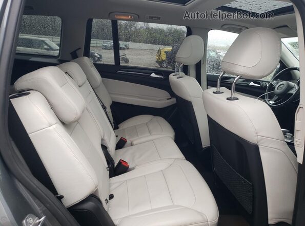 4JGDF6EE9KB238746 2019 MERCEDES-BENZ GLS Silver Rear interior view