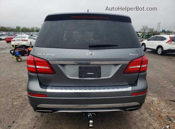 4JGDF6EE9KB238746 2019 MERCEDES-BENZ GLS Silver Rear view