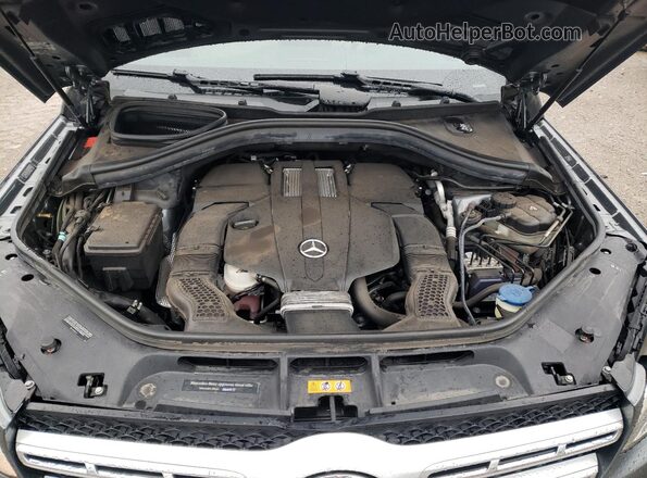 4JGDF6EE9KB238746 2019 MERCEDES-BENZ GLS Silver Engine compartment view