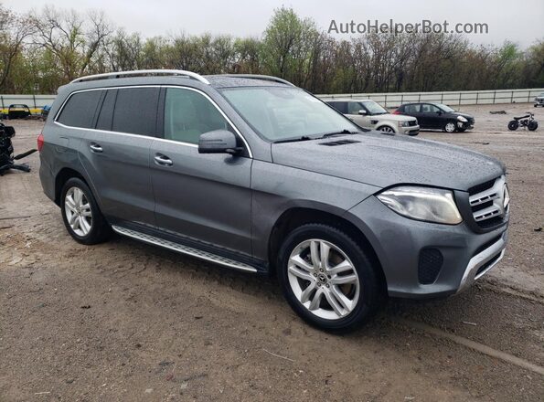 4JGDF6EE9KB238746 2019 MERCEDES-BENZ GLS Silver Front right