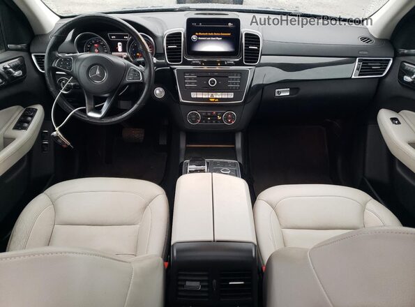 4JGDF6EE9KB238746 2019 MERCEDES-BENZ GLS Silver Dashboard view