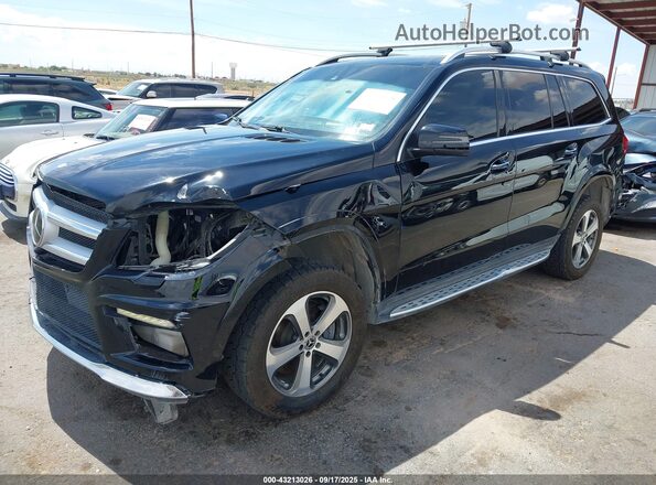 4JGDF7DE3GA658474 2016 MERCEDES-BENZ GL 550 Black Առջևի ձախ երեք քառորդ տեսարան