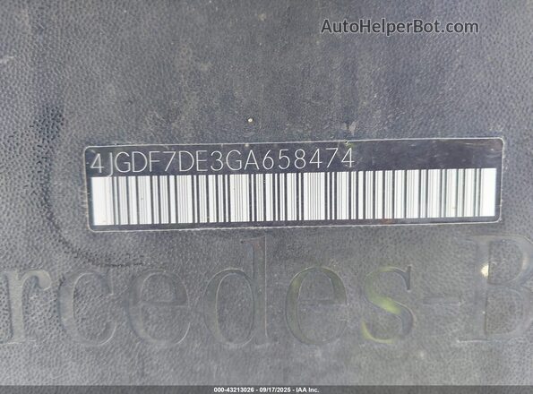 4JGDF7DE3GA658474 2016 MERCEDES-BENZ GL 550 Black Շարժիչի բաժամունքի տեսք
