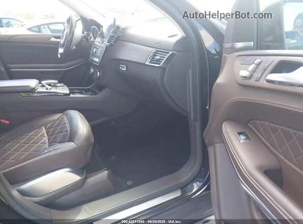 4JGDF7DE4JB034264 2018 MERCEDES-BENZ GLS 550 Black Front interior view