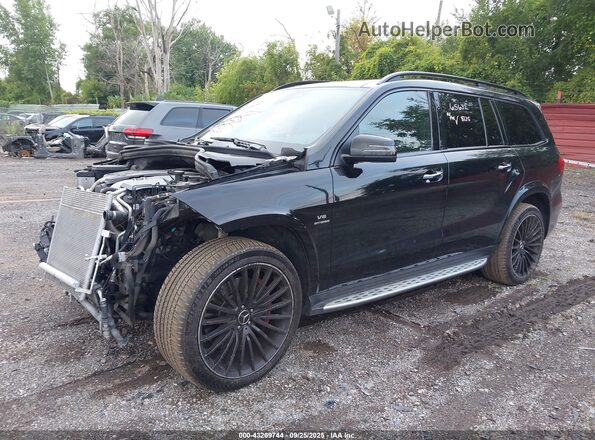 4JGDF7FE8HA980199 2017 MERCEDES-BENZ AMG GLS 63 Черный Передняя левая четверть