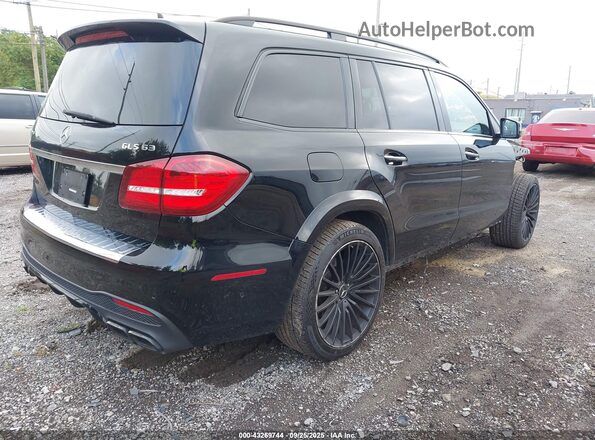 4JGDF7FE8HA980199 2017 MERCEDES-BENZ AMG GLS 63 Черный Задняя правая четверть