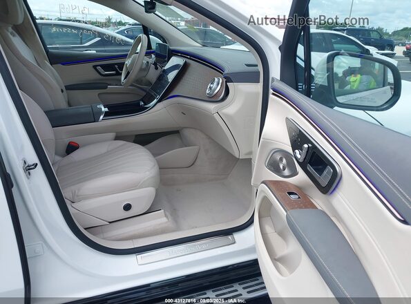 4JGDM2DB0PA019838 2023 MERCEDES-BENZ EQS 450+ SUV Белый Вид салона спереди