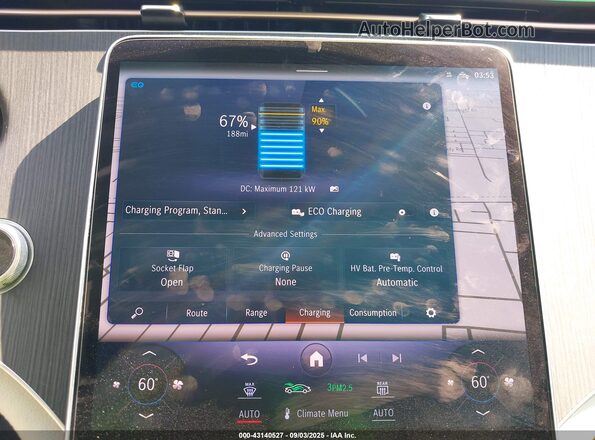 4JGDM2EB6PA016781 2023 MERCEDES-BENZ EQS 450 SUV Blue 