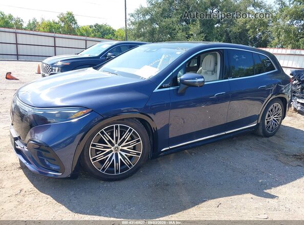 4JGDM2EB6PA016781 2023 MERCEDES-BENZ EQS 450 SUV Blue Vista tres cuartos delantera izquierda