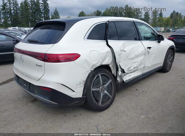 4JGDM2EB9PA005886 2023 MERCEDES-BENZ EQS 450 SUV White Trasero derecho