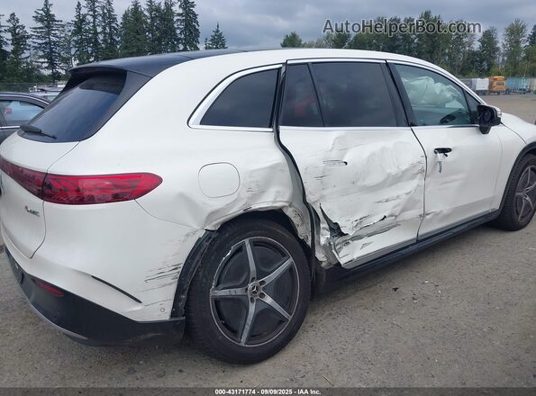 4JGDM2EB9PA005886 2023 MERCEDES-BENZ EQS 450 SUV White Vista frontal