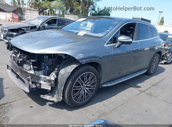 4JGDM2EBXPA029405 2023 MERCEDES-BENZ EQS 450 SUV Gray Vista tres cuartos delantera izquierda