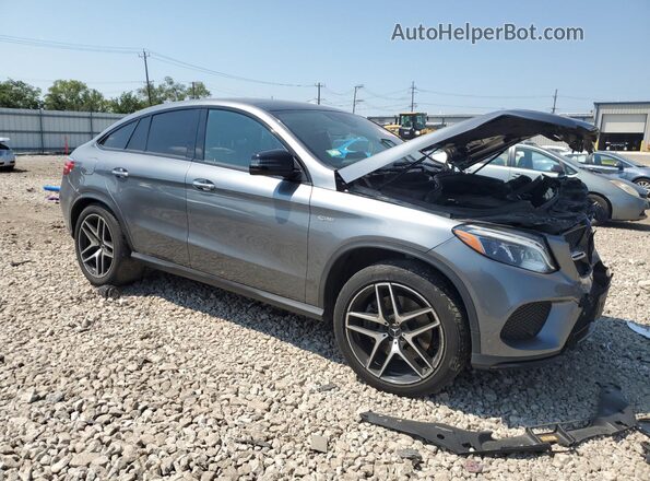 4JGED6EB0KA136712 2019 MERCEDES-BENZ GLE Gray Передня права чверть