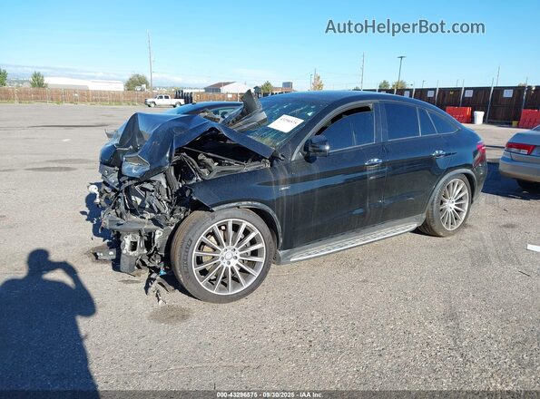 4JGED6EB2GA018829 2016 MERCEDES-BENZ GLE 450 AMG COUPE Black Front left