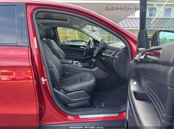4JGED6EB2GA026395 2016 MERCEDES-BENZ GLE COUPE Red 