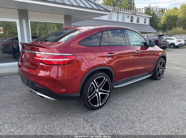 4JGED6EB2GA026395 2016 MERCEDES-BENZ GLE COUPE Red 