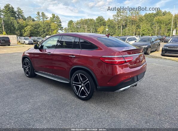 4JGED6EB2GA026395 2016 MERCEDES-BENZ GLE COUPE Red 